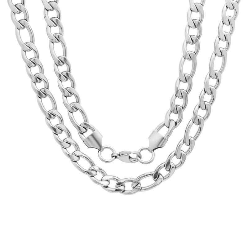 Men's Figaro Necklace & Bracelet